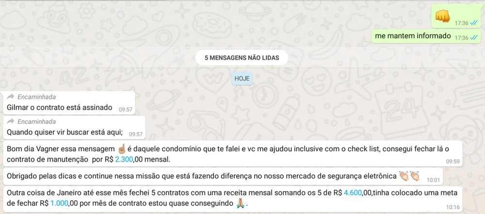 Print do resultado de Gilmar