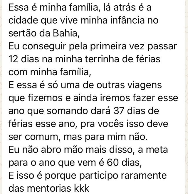 Print do resultado de Gilberto